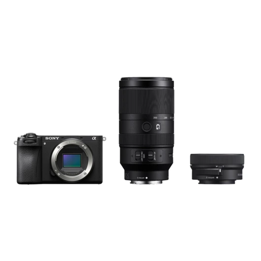 Aparat Sony Alfa A6700 body + obiektyw SELP1650 II oraz SEL70350G ( ILCE6700GBDI )